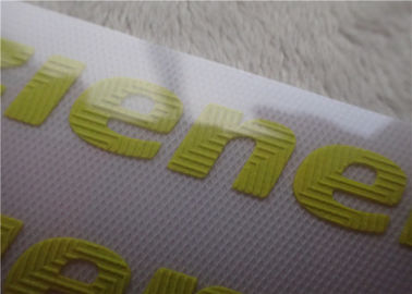 Special Surface Light Yellow Brand Heat Transfer Labels For Garment