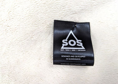 Woven Screen Printing Label ,  Sewing Printed Labels For Clothing  Eco - Friendly