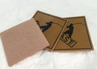 Best price customized pu label embossed/metal leather label patch for clothes garment