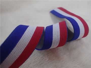 2CM Colorful  Jacquard Elastic Webbing For Garment 100% Polyester Material