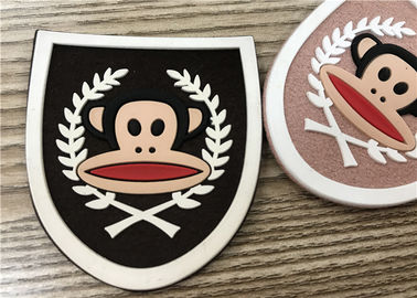Professional Customized  Microfiber Rubber Logo Patch For Clothes And Bags Etc