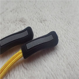 Reflective Silver Injection Rope Rubber  Zipper Puller For Garment Decoration