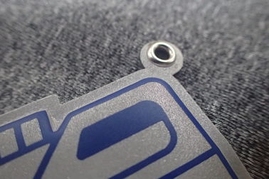 Printing Custom Logo Gas Shape Embossed TUP Keychain Promotional Gift TPU Keyring