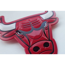 Washable Red TPU Leather Iron On Custom Clothing Patches