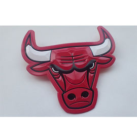 Washable Red TPU Leather Iron On Custom Clothing Patches