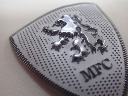 Embossed Silver TPU 0.7mm Custom Clothing Patches