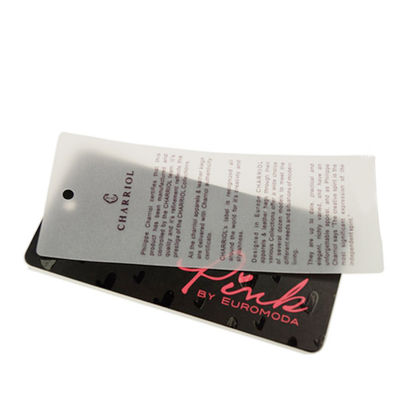 Wholesale Custom Paper Logo Swing Hang Tag For Clothing