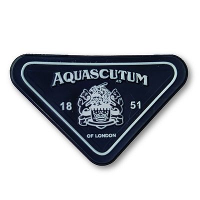 3mm Thick 3D Debossed Name Logo TPU Badges Patches Labels for Bags