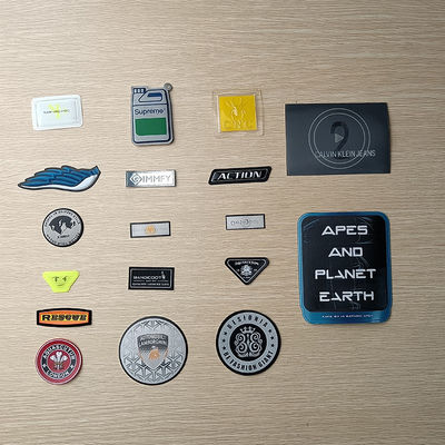 3D Embossed TPU Badges Heat Transfer For Garment / Toys / Shoes