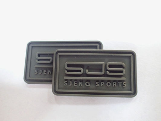 Garment Accessories Embossed Clothing Custom Rubber Logo Label PVC Patch