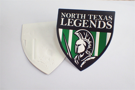 TPU Badges Custom Clothing Patches Embossed With 3D Effect Logo