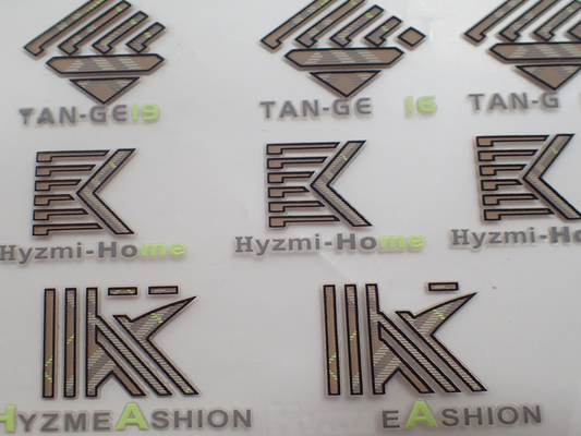 Clothing 3D Silicone Heat Transfer Label Custom Logo For Different Places