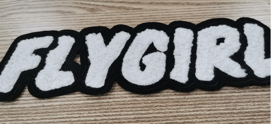 Customized Design Towel Embroidery Patch Heat Transfer Labels For Clothes