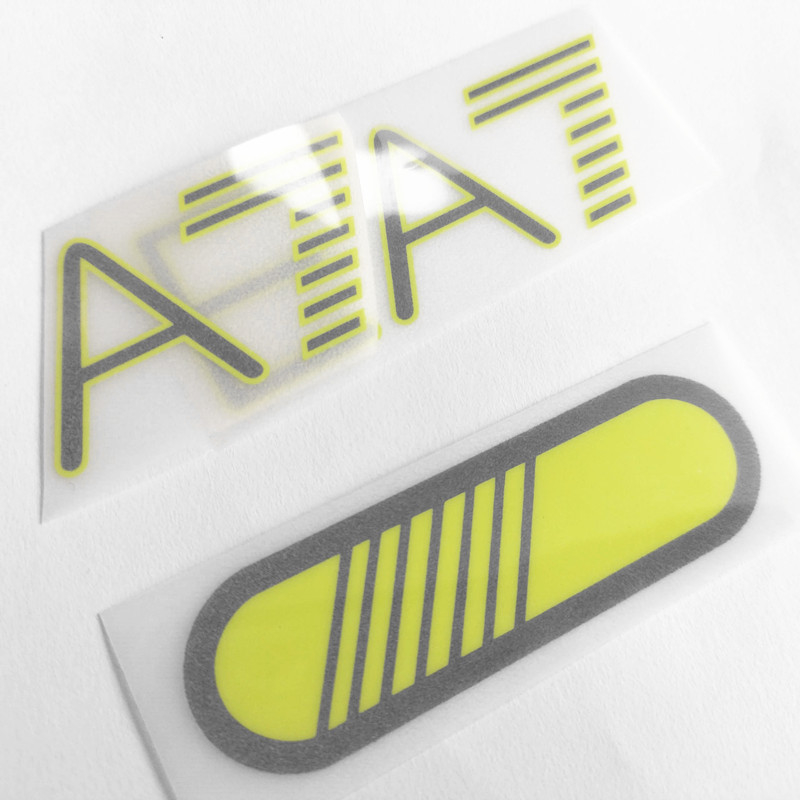 Cool Peel 3D Heat Transfer Labels For Garments With Reflective Effect