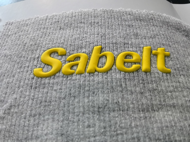 3D Printing Clothing Heat Transfer Garment Labels Silicone Embossing