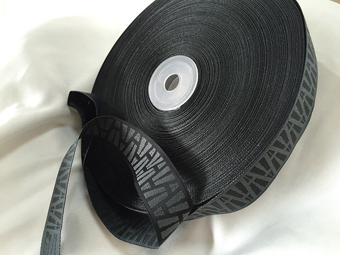 Custom Woven Tape 20mm Herringbone Webbing Tape For Garments / Hats