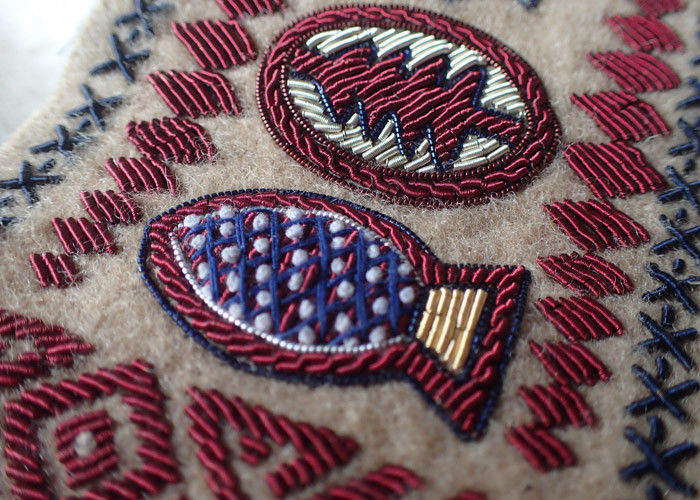 Hand Made Embroidery Designs Patches , Military Uniforms Emboired Patches