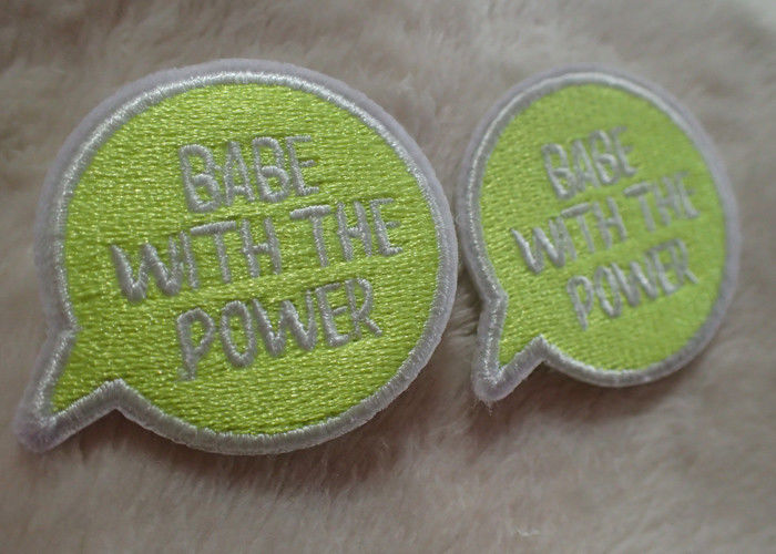 Exquisite And Multicolor Personalised Embroidered Badges , Custom Embroidered Patches For Baby Clothes