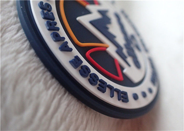 Professional Custom Round Silicon Patches For Clothing Eco - Friendly