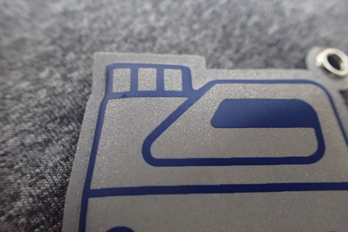 Printing Custom Logo Gas Shape Embossed TUP Keychain Promotional Gift TPU Keyring