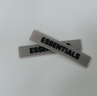 Sew On Patches Silicone Rubber Labels Customized 3D PVC For Garment