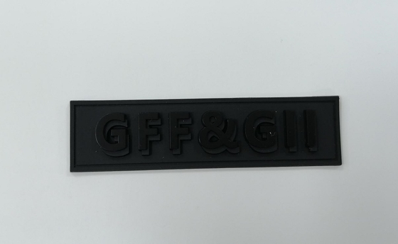 PVC Silicone Rubber Labels , 3D Heat Transfer Badge Customized