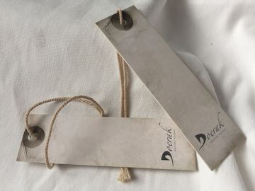 Beautiful Design Small Perforated Hang Tags , Retro / Vintage Boutique Hang Tags