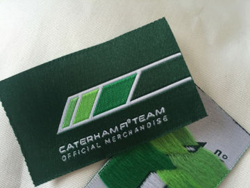 Small Apparel Clothing Fabric Labels , Washable Woven Sewing Labels Personalized