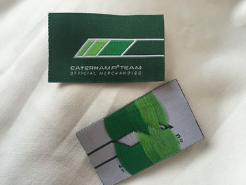 Small Apparel Clothing Fabric Labels , Washable Woven Sewing Labels Personalized