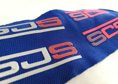 Custom Made Rubber Heat Transfer Clothing Labels Anti - Slip Function