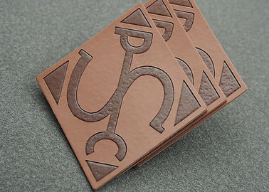 Durable Custom Clothing Patches Leather Patches For Jeans Logo Printable