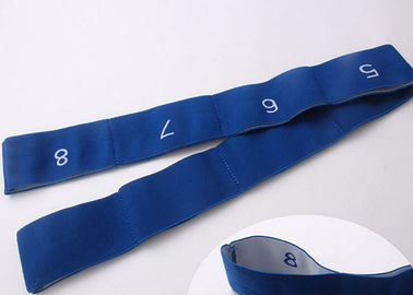 Jacquard Type Stretch Yoga Elastic Band For Exercise , Durable Elastic Fabric Bands