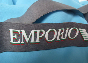 Eco - Friendly Garment Use Screen Printed Clothing Labels 100% Silicone Material