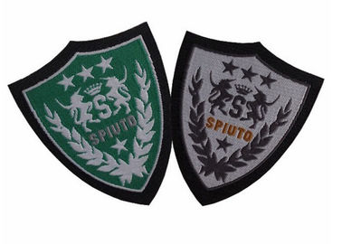 Leather Material Elegant Custom Clothing Patches With Hook And Loop