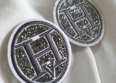 Creative 3D Rubber Logo Patches , Washable Fabric PVC Clothing Labels