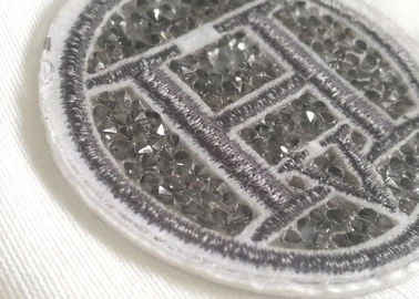 Creative 3D Rubber Logo Patches , Washable Fabric PVC Clothing Labels