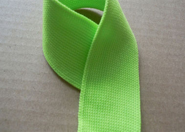 Eco - Friendly Non Elastic Tape , Colorful Reflective Nylon Webbing Strap