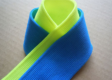 Eco - Friendly Non Elastic Tape , Colorful Reflective Nylon Webbing Strap