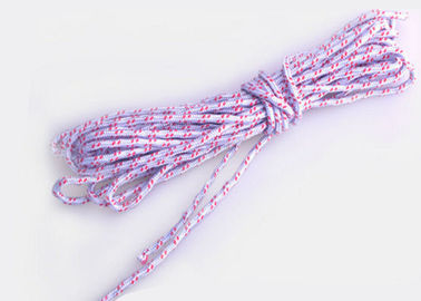 3mm / 4mm Inelasticity Strong Non Elastic Cord Nylon Braided Rope Coated Finishing