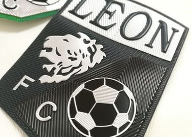 Custom Made Raised Rubber Heat Transfer Clothing Labels Silicone Rubber​ Logo