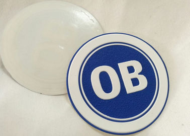 Custom Made Raised Rubber Heat Transfer Clothing Labels Silicone Rubber​ Logo