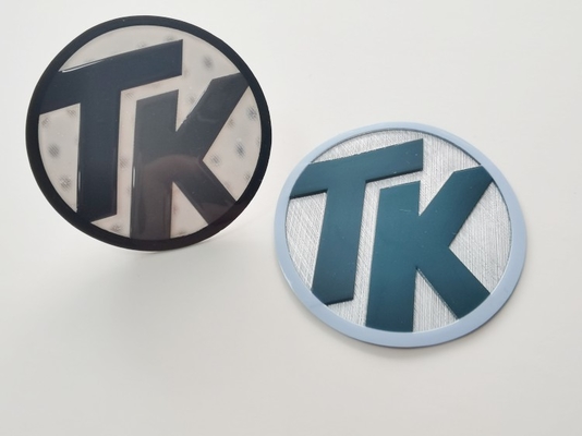Special Material Printing Silicone Labels For Clothing Bright Surface 3D Trademark