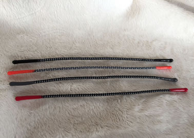 Reflective Elastic Rubber Zipper Puller Soft Silicone Ending Tips For Garment