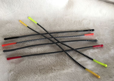 Reflective Elastic Rubber Zipper Puller Soft Silicone Ending Tips For Garment
