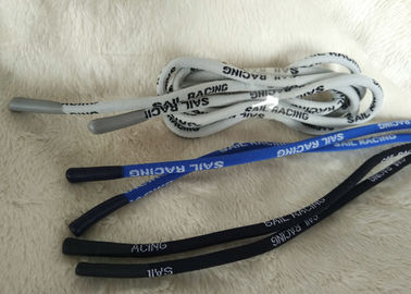 Handmade Shiny Silicone Ending Rubber Zipper Puller With 3mm Polyester String
