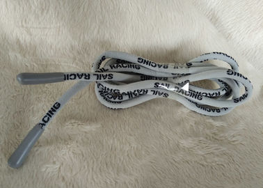 Soft / Matt Silicone Ending Zipper Cord With 2.5mm Cotton String