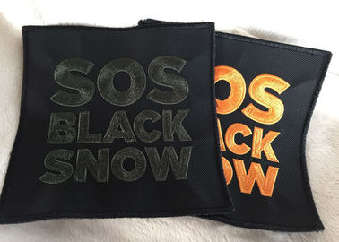 3D Raised Logo Woven Custom Embroidered Patches Sew On Cloth Badges
