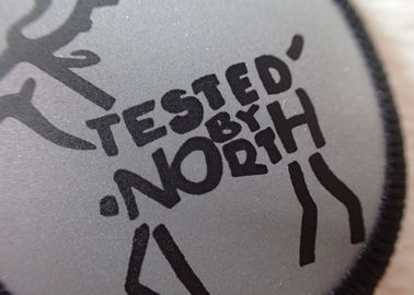 Bags / Luggage 3M Reflective Screen Printing Label With Custom Logo