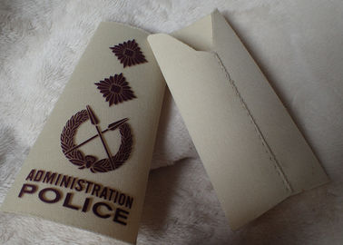 High Density Screen Printed Clothing Labels Police Shoulder Patches