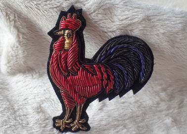 Hand Made Embroidery Designs Patches , Military Uniforms Emboired Patches